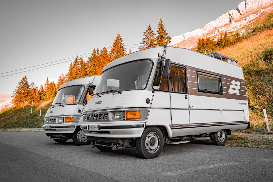 Vans en montagne